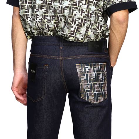 jeans fendi uomo|fendi pants price.